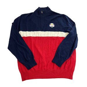 RLX Ralph Lauren Team USA Blake Gray Quarter Zip Sweater